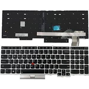 Amerikaans Engels voor Lenovo voor ThinkPad E590(20NB 20NC) E595(20NF) Toetsenbord 01YP670 01EN992(Orange)