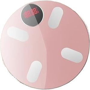 Lichaamsvetweegschaal Slimme Bluetooth-weegschaal For De Badkamer Gezondheidsbewaking Draadloze Digitale BMI-analysator For Lichaamssamenstelling Gemakkelijk Te Gebruiken(Pink)