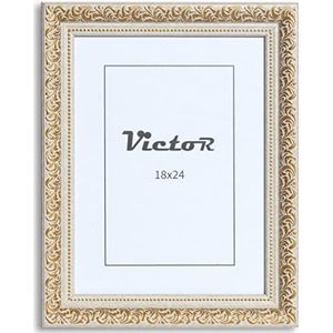 Victor Vintage Fotolijst “Rubens” in 18x24 cm Goud Beige - Staaf: 30x20mm - Echt Glas - Fotolijst Barok - Antiek - Fotolijst 18x24 Goud