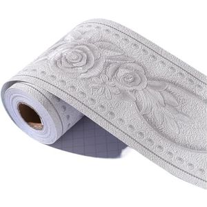 Rand van achtergrond Zelfklevende behangrand in meerdere kleuren for keuken, badkamer en slaapkamer(5)