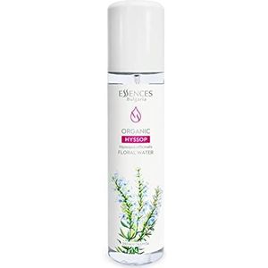 Essences Bulgaria | Biologisch Hysop Bloemenwater 250ml | 100% Puur en Natuurlijk | Anti-Age Verfrissende Schoonheidsmist | Uitstekende Aftershave | Alcoholvrij | Make-up Verwijderaar | Hydraterend