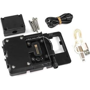 Telefoonhouder Voor Motorfiet Motorfiets Smartphone Houder Voor B&MW F850GS F 850 GS Voor Adventure 2018-Voorruit Vaste Stand Navigatie Beugel(Black phone holder)