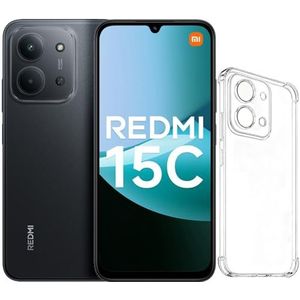 XIAOMI Redmi 15C Smartphone 2025 Nieuw - Scherm 6,9"" 120Hz | 50MP Dubbele Camera | 6000mAh | 4GB 256GB | 4G | Midnight Zwart