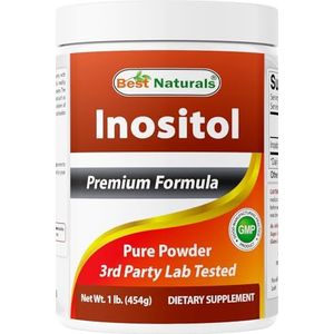 Best Naturals Inositol zuiver poeder, 0,5 kg (1 lbs)