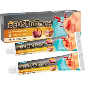 Bed Pijnlijke Behandeling Crème Organische Doorligwonden Zalf Druk Zere Relief Crème Decubitus Wondverzorging voor Bed Zweren Behandeling Drukzweren Wondgenezing