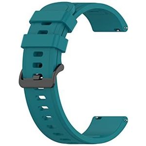 LUGEMA Nieuwe Sport Siliconen Horlogeband Compatibel Met Xiaomi Horloge Kleur Polsband Band Compatibel Met Mi Smartwatch Armband Vervangbare Accessoires 22mm (Color : Green, Size : For Mi watch colo