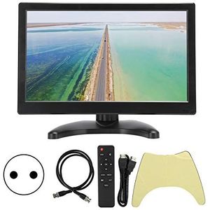 Cuque Gekke monitorweergave 11,6 inch monitor hoge resolutie display geïntegreerde 8 talen voor thuiskantoor (Europese regelgeving)