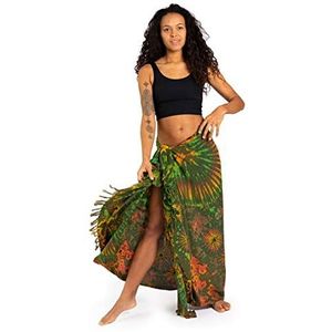 PANASIAM Sarong tiedye green multicolor, 190x116cm