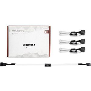 Noctua - NA-SEC1 chromax.white - Verlengkabels - Wit - 30cm - 4x NA-EC1