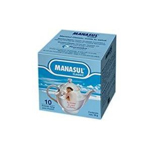 MANASUL Laxative Infusion op basis van Sen, Melissa, Mint, Licorice en Green Anis. Doos met 10 zakjes.
