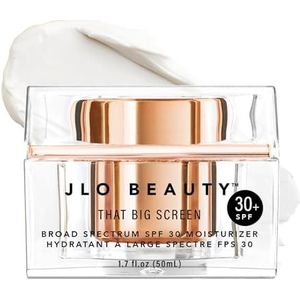 JLO BEAUTY That Big Screen Broad Spectrum SPF 30 Moisturizer | Hydrates, Protects, Luminizes, Soothes For Smooth, Dewy & Glowing Skin | 1.7 fl oz