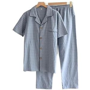Premium pyjama's for heren, groot en lang, Home Essentials, zachte stretch loungeset, ademend, elastische taille, nachtkleding, ontspannende thuiskantoorkleding, comfortabele outfit for de hele dag(Li