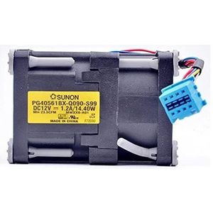 For - 12V 1.2A, 23.5CFM, PG40561BX-Q090-S99 High-Performance 40mm Server Fan LMNCBVYA