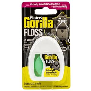 Piksters Gorilla Extra Sterke Fijne Draad Tandheelkundige Floss. 30m