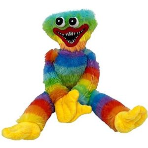 Alsino Pluche dier monster, speelgoed spelen cartoon, geschenken voor fans en vrienden, stoffen pop 40 cm, (Rainbow)