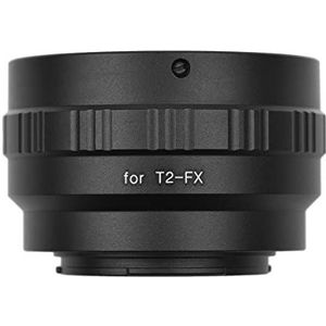 Camnoon T2-FX metalen lensadapterring T/T2-mount-lensadapter vervanging voor Fujifilm X-T1/X-A1/X-E2/X-M1/X-E1/X-Pro1 X-Mount-camera's