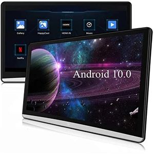 Draagbare dvd-speler voor videospelers op hoofdsteunen in auto's Auto Hoofdsteun Monitor 13.3""IPS Touchscreen 4K 1080P WIFI/Bluetooth/USB/SD/HDMI/FM/Mirror Link/Miracas MP5-speler met HD-roterend