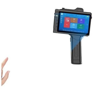 voor Datum Barcode Batchnummer Logo QR-code 25,4 mm draagbare inkjetprinter, draagbaar pistool for vervaldatum, batchnummer, QR-code, logo, plastic fles, handjetprintmachine(Printer metal box)