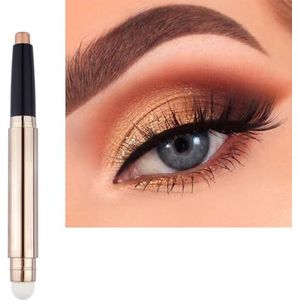Dubbelkoppige metallic oogschaduwstick Shimmer oogschaduwpotlood Langdurige crème Oogschaduwpen Shimmerkleuren Smudger (Size : 4)