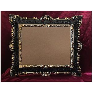 Lnxp Fotolijst antiek barok in de kleur: zwart/goud, dual-color, 44 x 38 cm, rechthoek, foto's van 29 x 22 cm of 22 x 29 cm, barok frame, 48R