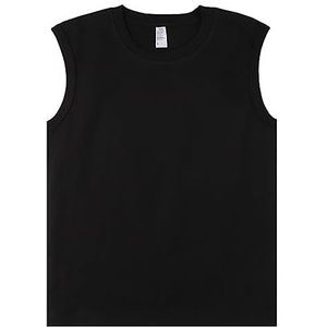 Cotton Sleeveless T-shirt Inner Shirt Round Neck Top for Men and Women