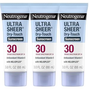 Neutrogena Ultra Pure Dry Touch Zonnebrandcrème Lotion, Breed Spectrum SPF 30, 3 pack