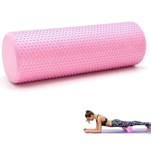 Foam Roller Fasciarol, Schuimrubber rol, Fitness Massagerol voor Triggerpoint-Massage in Rug, Nek, Benen Tijdens de Fasciatraining met de Gymnastiekrol voor Mannen en Vrouwen. 45x15cm