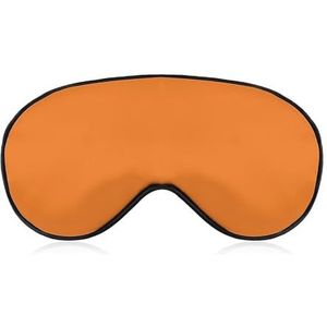 Beauty Burnt Orange oogmasker voor dames en heren, ademend en verstelbaar oogmasker, ultrazacht slaapmasker, lichtgewicht reisblinddoek voor vliegtuig, dutje, nachtslapen