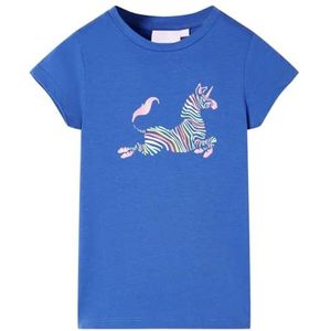 Kindershirt 104 kobaltblauw
