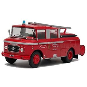 Miniatuur auto Voor Citroen 450 Simis Citroen Brandweerwagen Vrachtwagen Ladder Legering Speelgoed Auto Model 1:43