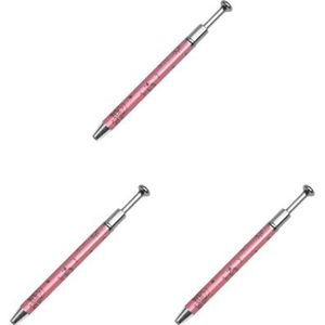 3 set Manicure Save Katoen Klauw Eenvoudige Home Salon Met Manicuring Gereedschap Nail Stempelen Tool Saver Houder Meisjes Nagels Art Fitting Roze