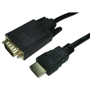 TruConnect 16-1746 2m HDMi M (bron) VGA/SVGA M (display) Zwart kabel