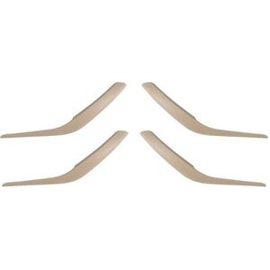 auto linksvoor binnen binnendeur handvat Voor BMW X1 E84 2009-2016 Auto Binnendeurpaneel Handgreep Links Rechts Afdekking Binnenarmsteun Trek Trim Beige Zwart 51412991775(Beige 1 Set)