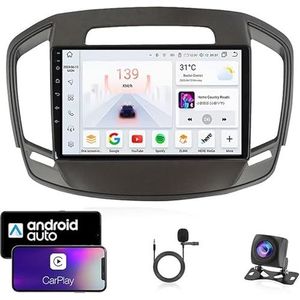 Android 13 Dubbel Din Auto Stereo Touchscreen Auto Stereo Voor Opel Insignia 2013-2017 Met Bluetooth GPS Navigatie WiFi FM Radio USB/SWC/Plug en Play Ondersteuning Carplay&Android Auto(4 Core Wifi 1G+