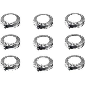 SH60 Vervangende hoofden 3 STKS voor scheerapparaat Series 6000 S6810 S6820 | Scheerkoppen Kit Compatibel met S6850 S6880 SH72 Scheermessen (9 stuks)