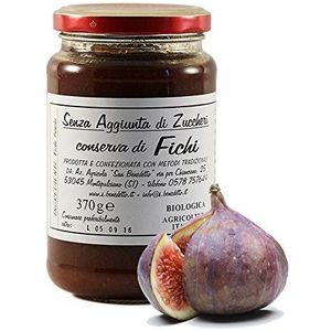 San Benedetto suikervrije biologische vijgenconserven - Italiaans ambachtelijk product (1 potje 380 gram)