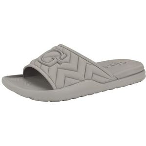 GUESS Heren Moliano Slide Sandaal, lichtgrijs 050, 6 UK, Licht Grijs 050, 40 EU