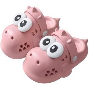 Zomersandalen voor kinderen, comfortabele klompen, tuinschoenen voor jongens en meisjes, cartoon, instappers, sandalen, strandslippers voor klein/groot kind, roze, roze, 1-1.5 Big Kid