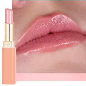 Oulac 2-in-1 lippenstift en lippenbalsem, sappige en glanzende lippenverzorging, gladde en gehydrateerde lippen, glanzende afwerking voor droge, gebarsten lippen, veganistisch (22)