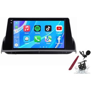 Android 14 Autoradio Sat Navi voor M-azda 6(2004-2010) 9 Inch Touchscreen Multimedia Speler met Draadloze Carplay GPS Navigatie FM RDS Bluetooth 5G-WiFi SWC DSP,M100s