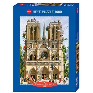 Puzzel Vive Notre Dame! (1000 stukjes, Cartoon Classics)