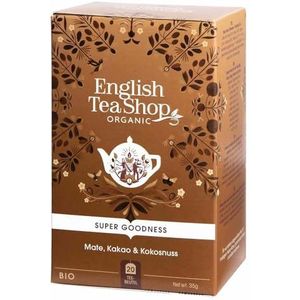 English Tea Shop Infusie Maté Cacao & Coco Bio – 20 zakjes – 40 g