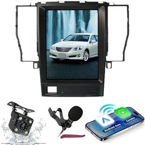 Android 15 Autoradio Navi voor T-oyota Crown (2008-2012) 10.4 ""Touchscreen Car Multimedia Player met draadloze carplay GPS-navigatie Bluetooth5.0 HIFI FM 5G-WiFi SWC DSP MIC,6g+128g