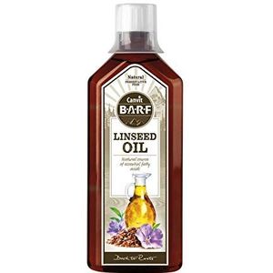 Canvit Barf Linseed Oil Omega 3-Omega 6 lijnolie 500 ml