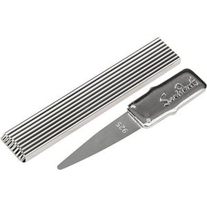 Sanident tandenstoker met echt zilveren blad van zilver 925