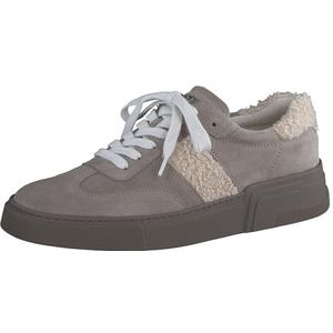 Paul Green Damessneakers met uitneembaar voetbed, lage sneakers voor dames, Grijs 03x, 38.5 EU