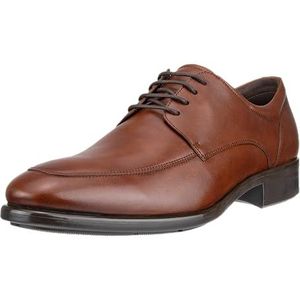 ECCO Men's CITYTRAY Apron Toe TIE Oxford, Cognac, 6-6.5