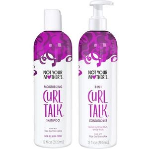 Not Your Mother's Curl Talk Shampoo en Conditioner - 355ml (Pack van 2) - Shampoo en Conditioner voor krullend haar