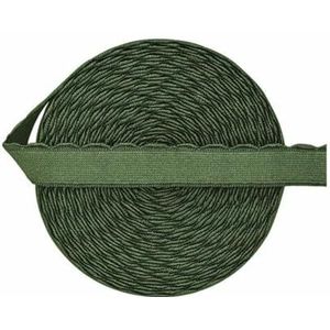 Pluche BH-band Elastische band 3/8 1/2 5/8 10mm 15mm Nylon Schouderband Lingerie Ondergoed Naaiwerk Afwerking 2 5 10 Yard-Militair Groen-13.0mm-10 Yards