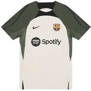 2023-2024 Barcelona Dri-Fit Strike Training Voetbal Voetbal T-shirt Shirt (grijs)